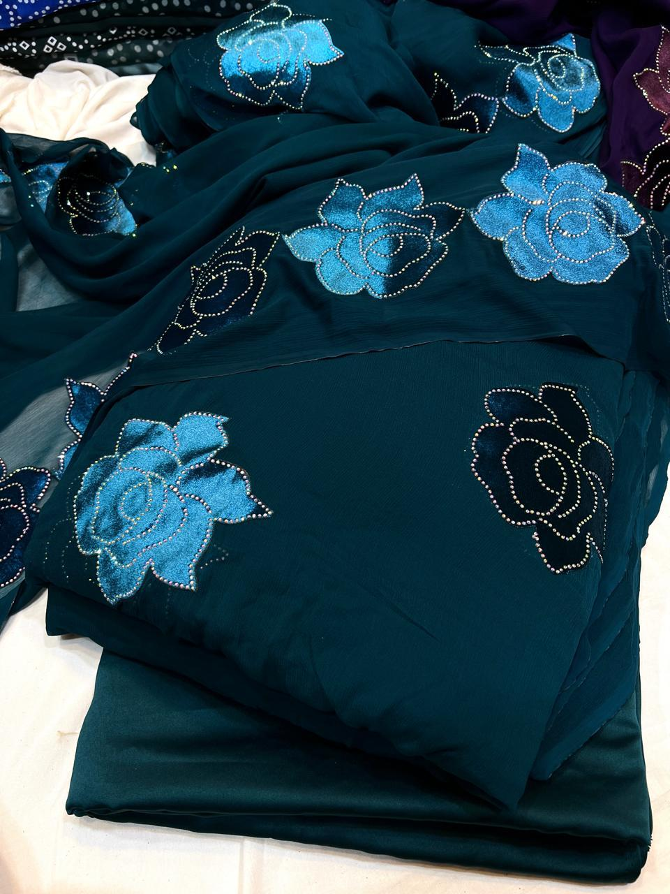 3 Piece Suit Soft Bember Chiffon