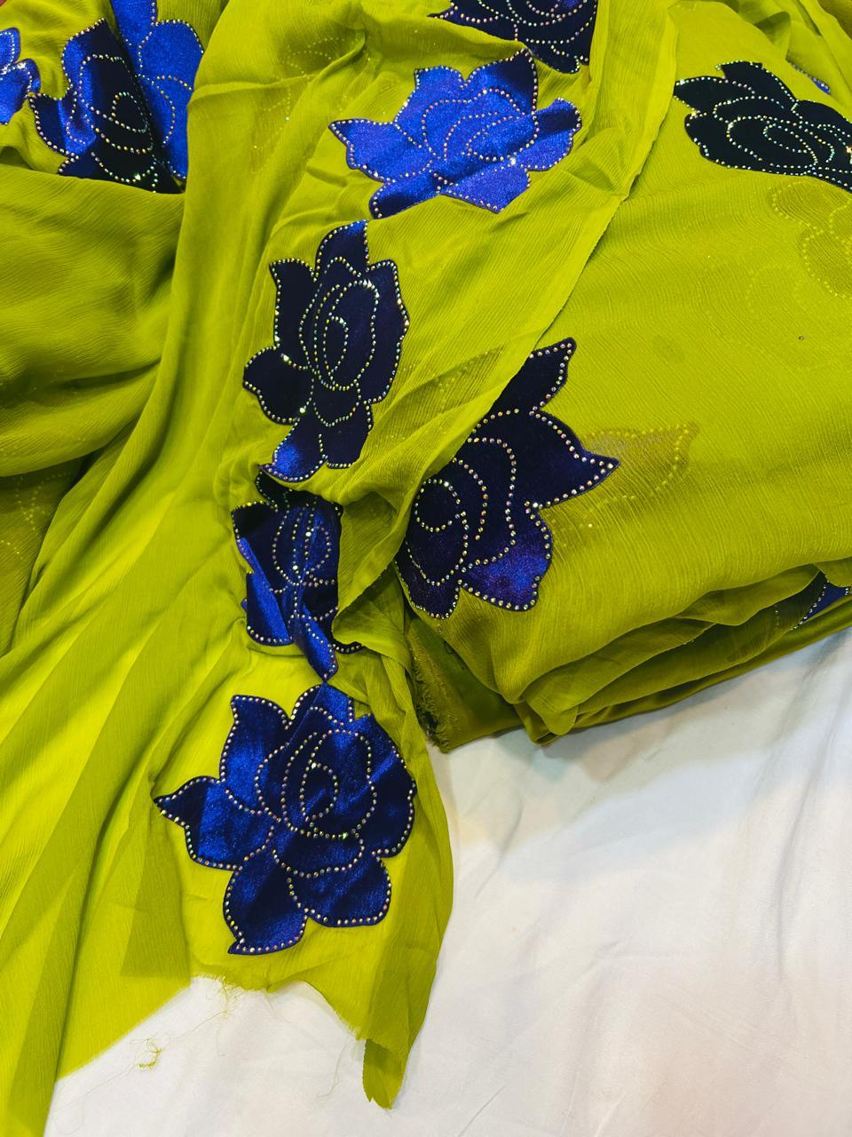 3 Piece Suit Soft Bember Chiffon